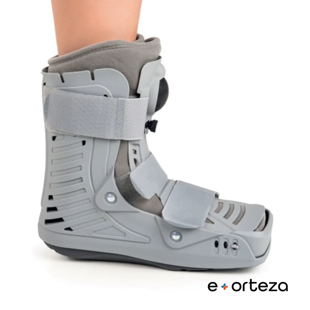 Zastosowanie ortezy zegarowej na kolano 3 Orteza stopowo-goleniowa krótka Air Walking Boot Qmed
