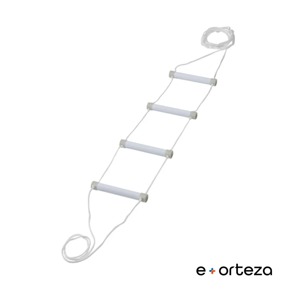 Zastosowanie ortezy zegarowej na kolano 6 Drabinka rehabilitacyjna przyłóżkowa Bed Rope Ladder MDH