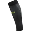 CEP czarne 2 Męskie opaski kompresyjne na łydki sportowe CEP Core Run Ultralight