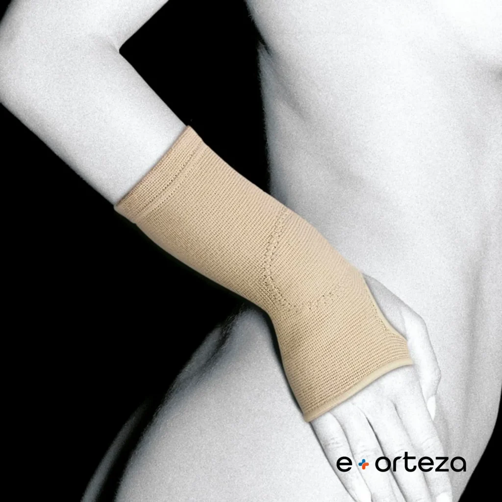 Zastosowanie ortezy zegarowej na kolano 3 Elastyczny ściągacz nadgarstka ELASTIC Orliman