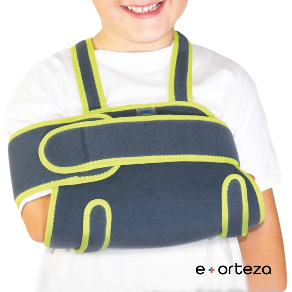 Zastosowanie ortezy zegarowej na kolano 2 Dziecięcy stabilizator barku EMO KSH401