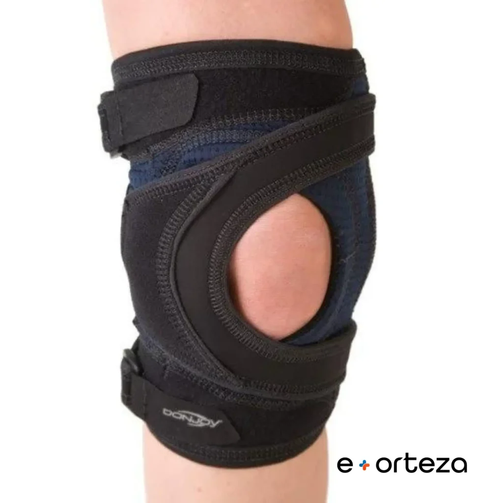 Zastosowanie ortezy zegarowej na kolano 4 Orteza stawu kolanowego odciążająca rzepkę Tru-Pull Lite, OUTLET