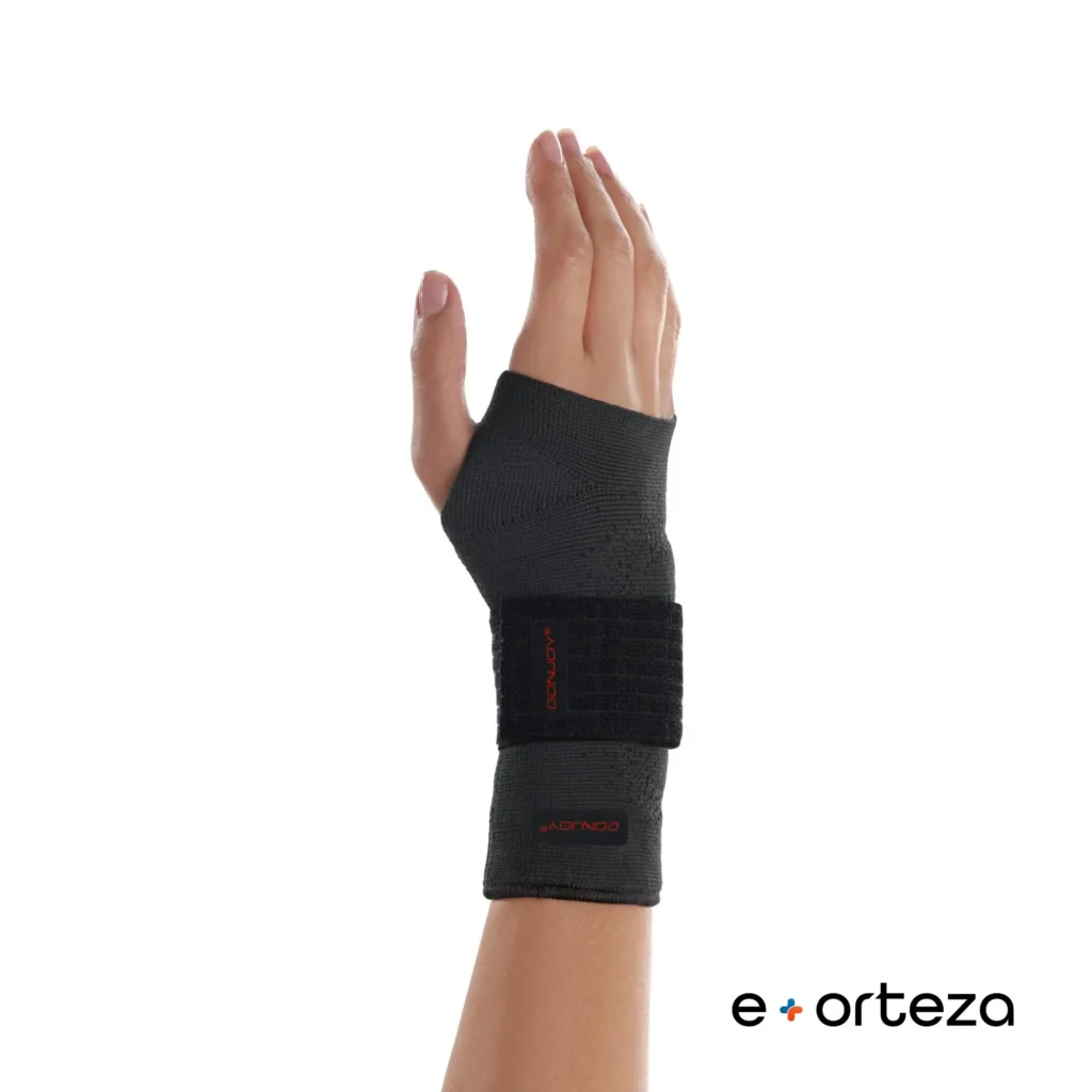 Zastosowanie ortezy zegarowej na kolano 5 Elastyczna dzianinowa orteza nadgarstka z wkładką i wewnętrzną stabilizacją dłoni ManuLax™