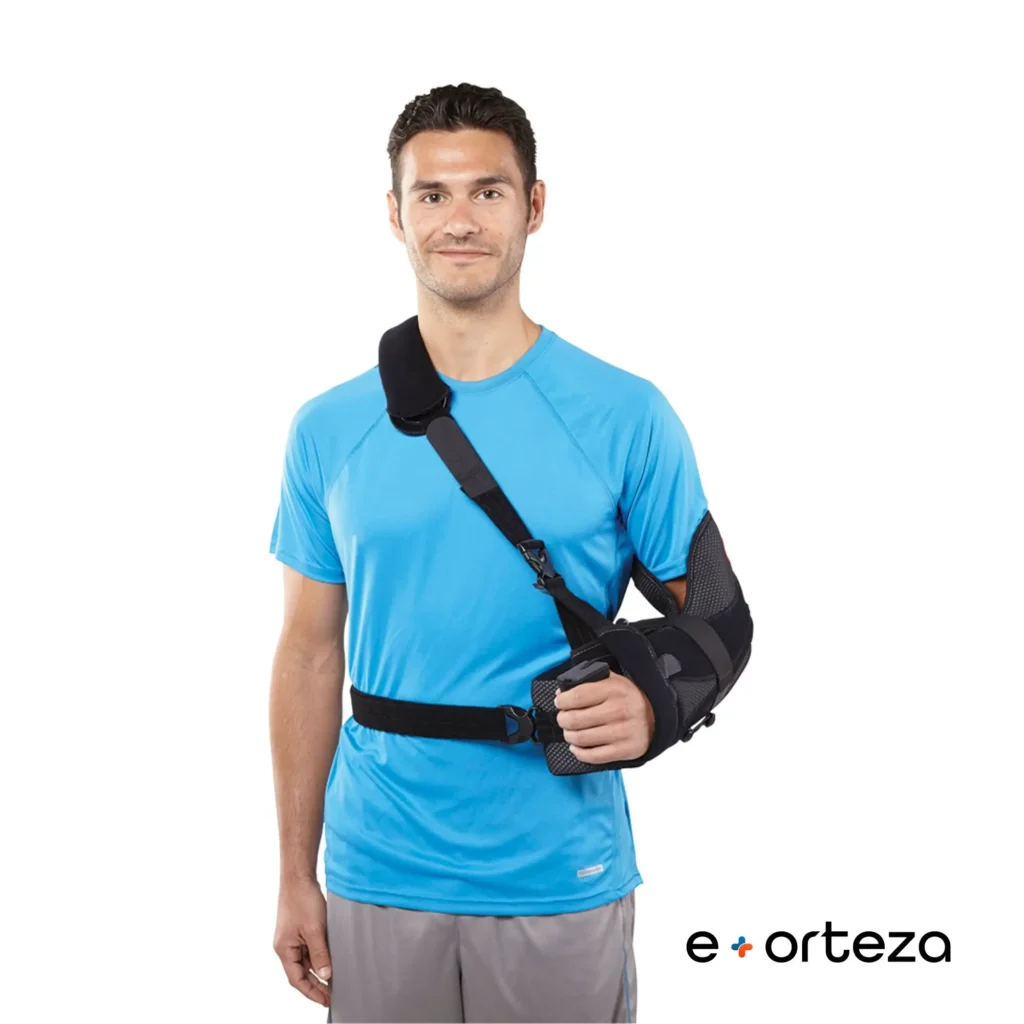 Zastosowanie ortezy zegarowej na kolano 4 Stabilizator odwodzący ramię z poduszką ARC 2.0 Breg