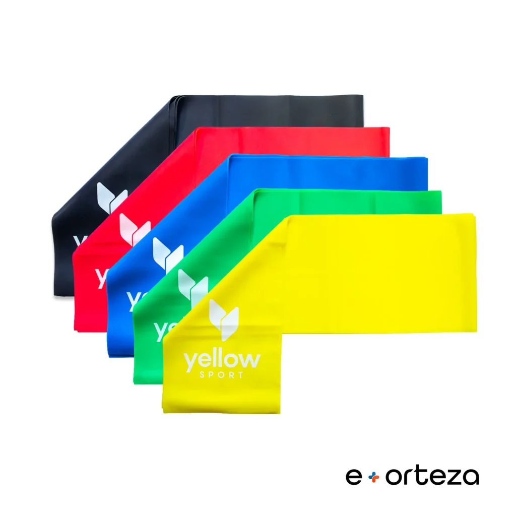 Taśma do ćwiczeń progresywna yellowLOOP lateks